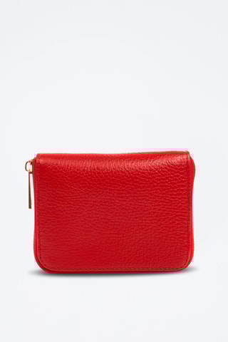 Cartera de piel - Rojo 