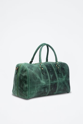 Bolsa de viaje de piel Arquata - Verde