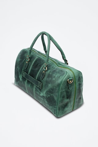 Bolsa de viaje de piel Arquata - Verde