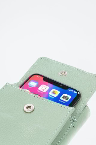 Cartera de piel Carmina - Verde