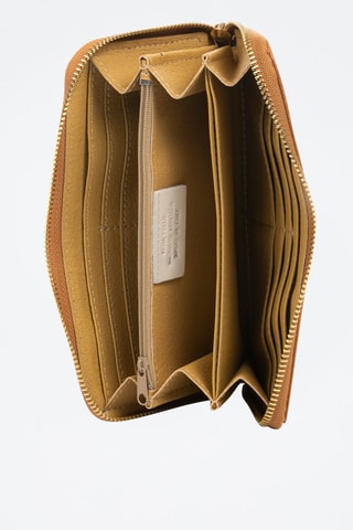 Cartera de piel - Marrón