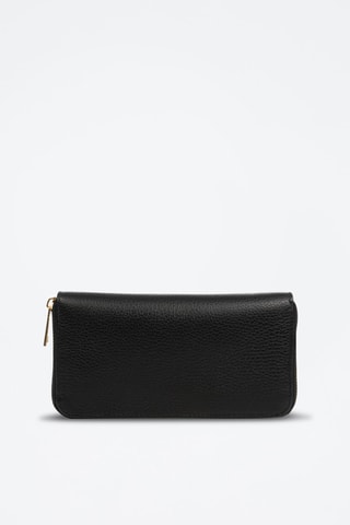 Cartera de piel - Negro