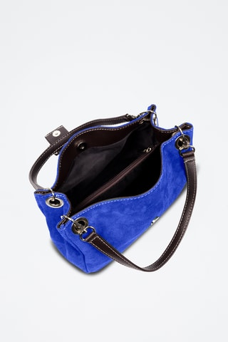 Bolso de piel - Azul eléctrico