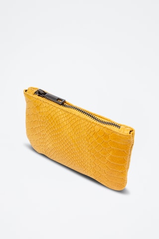 Cartera de nobuk - Camel