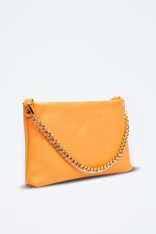 Bandolera de piel - Naranja