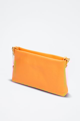Bandolera de piel - Naranja