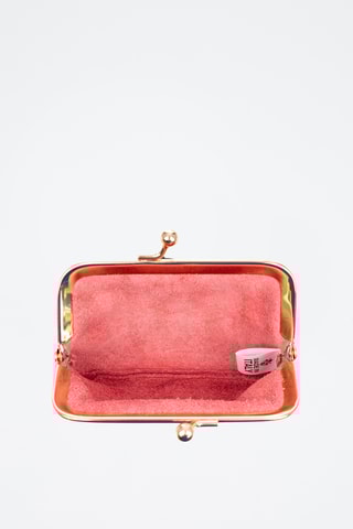 Monedero de piel - Rojo