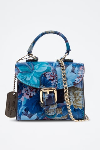 Bolso de piel - Azul cobalto