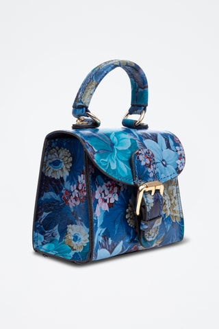Bolso de piel - Azul cobalto