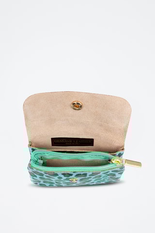 Monedero de piel - Azul cobalto