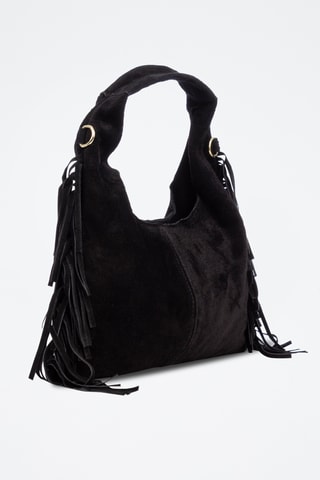 Bolso de nobuk - Negro