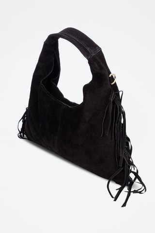 Bolso de nobuk - Negro