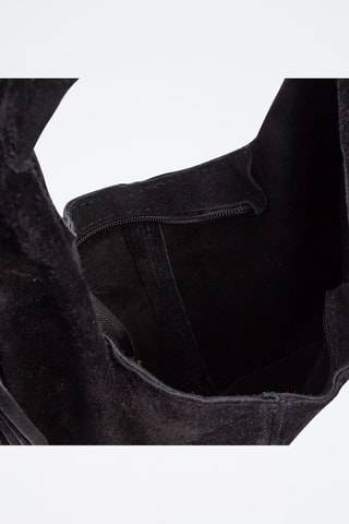 Bolso de nobuk - Negro