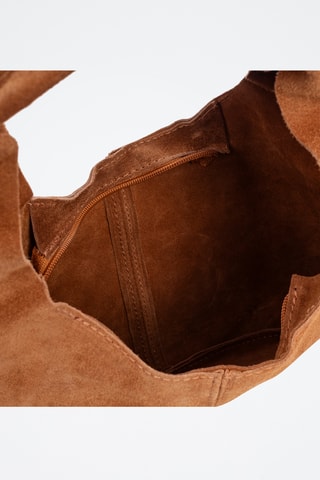 Bolso de nobuk - Camel