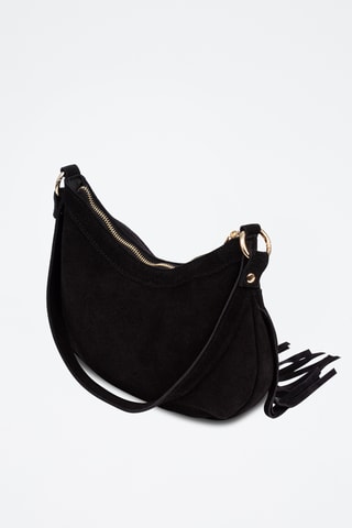 Bolso de nobuk - Negro