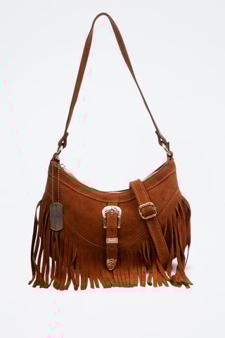 Bolso de nobuk - Camel