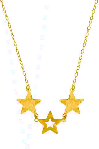 Collar - Plata chapada en oro amarillo