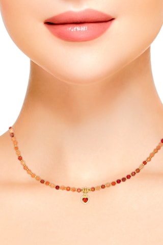 Collar - Plata y piedras naturales