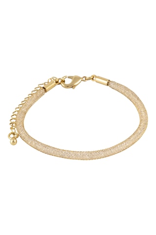 4 pulseras - Dorado y rosa