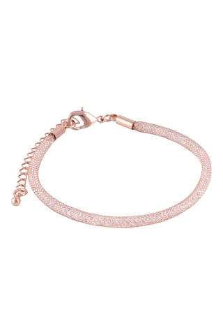 4 pulseras - Dorado y rosa