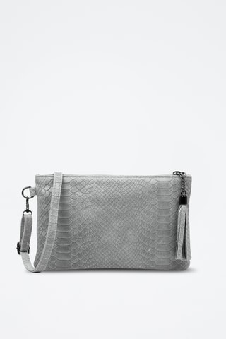 Bandolera de nobuk - Gris