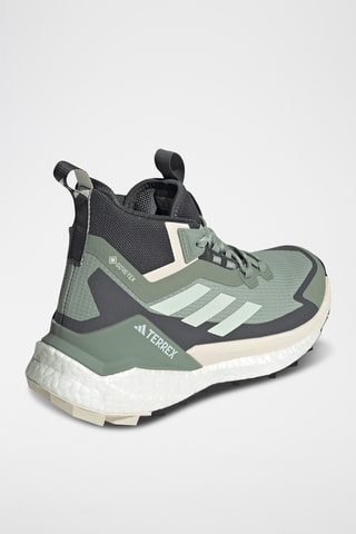 Wandelschoenen Terrex Free Hiker 2.0 Gore-Tex - Groen en Donkergrijs