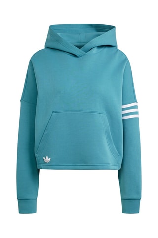 Sweater met Capuchon Adicolor Neuclassics - Lichtblauw