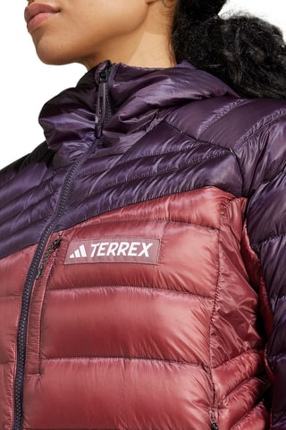 Gewatteerde Jas met Capuchon Terrex Xperior - Paars en Bordeauxrood