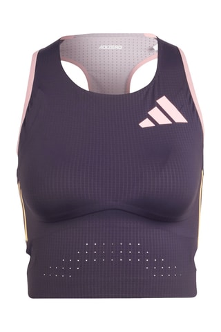 Crop Top Adizero - Marineblauw