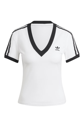 T-shirt Slim Fit - Wit en Zwart