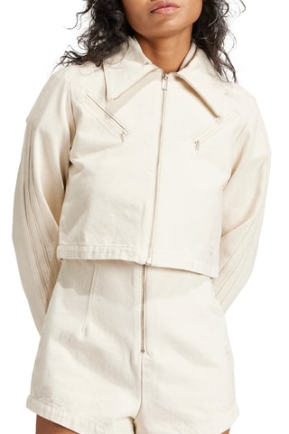 Spijkerjasje Fashion Montreal - Wit