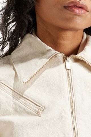 Spijkerjasje Fashion Montreal - Wit