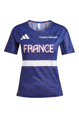 Trainingsshirt Slim Fit Frans Atletiek Team - Koningsblauw
