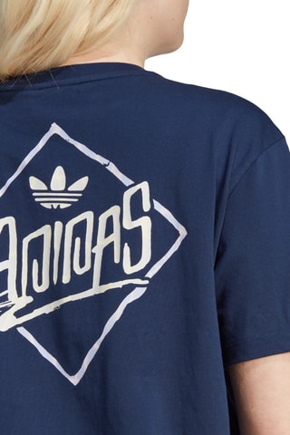 T-shirt - Marineblauw en Wit