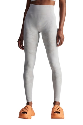 Yogalegging Hoge Taille TrueStrength - Lichtgrijs