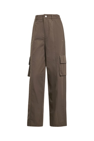 Cargobroek Hoge Taille - Kaki