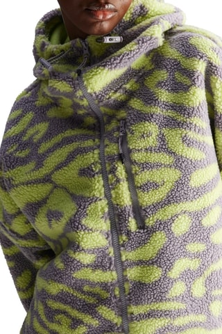 Jasje met Capuchon - Donkergrijs en Lichtgroen