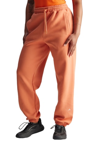 Biologisch Katoenen Trainingsbroek met Hoge Taille Stella Mccartney- Oranje
