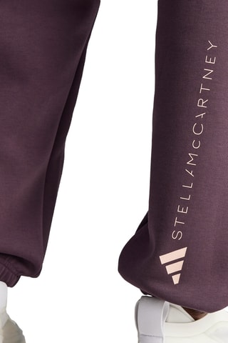 Biologisch Katoenen Trainingsbroek met Hoge Taille Stella Mccartney- Paars