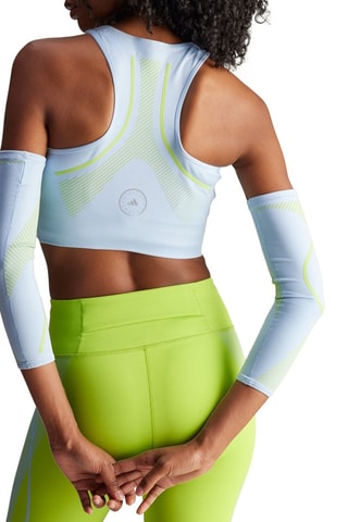 Crop Top TruePace - Wit en Lichtgroen