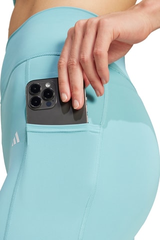 Yogalegging Hoge Taille Optime - Zeegroen