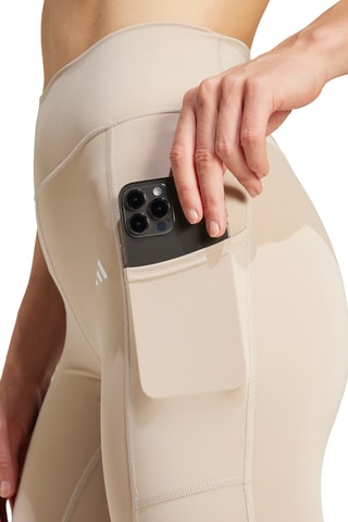 Yogalegging Hoge Taille Optime - Beige