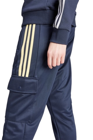 Cargobroek Hoge Taille Tiro - Marineblauw