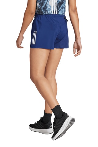 Hardloopshort Hoge Taille Own The Run - Marineblauw