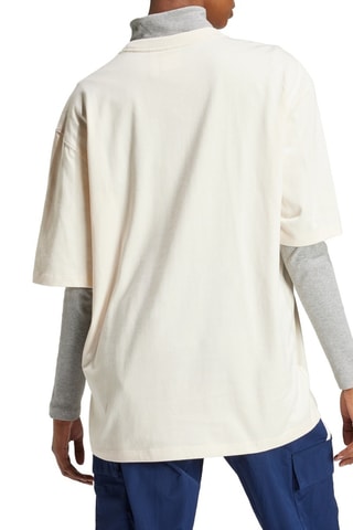 Wijd T-shirt Essentials - Beige