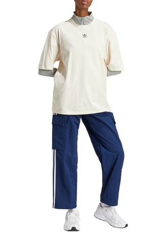 Wijd T-shirt Essentials - Beige