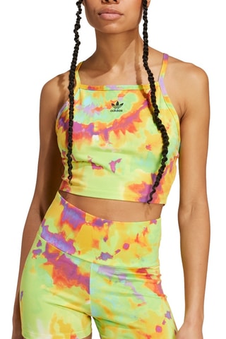 Crop Top Tie and Dye - Lichtgroen