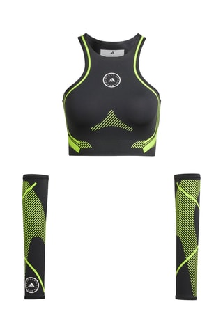 Crop Top TruePace - Zwart en Lichtgroen