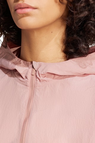 Windjack met Capuchon - Roze en Zwart