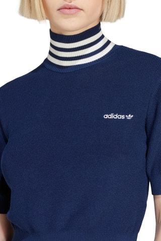 Crop Top Slim Fit - Marineblauw